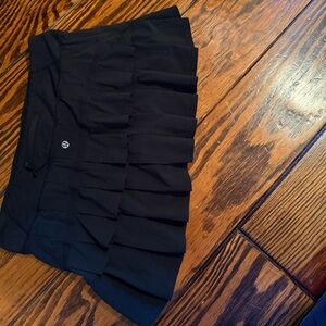 Black Lululemon Ruffle Skort